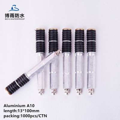 防水 防水 注入パッカー 13*80mm A8 コンクリート グルート ゴム アルミニウム