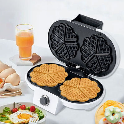 完璧な朝食のためのアプリ制御ワッフルアイアン 電動ダブルワッフルメーカー