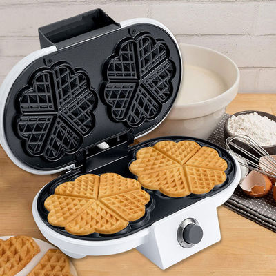 完璧な朝食のためのアプリ制御ワッフルアイアン 電動ダブルワッフルメーカー