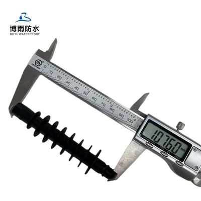 PUインジェクションパッカー 14*110mm 現代のデザインスタイルのブラックナイロン円形パッカー