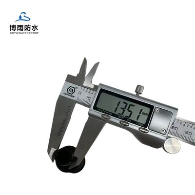 PUインジェクションパッカー 14*110mm 現代のデザインスタイルのブラックナイロン円形パッカー